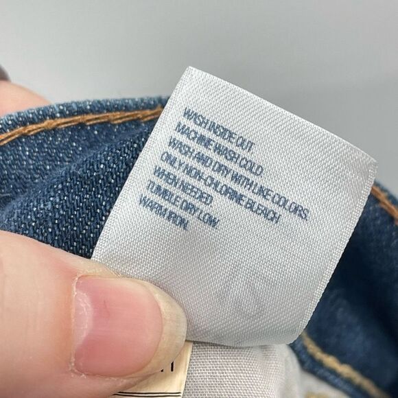 Old Navy Womens Diva Jeans Straight Leg Denim Stretch Medium Wash Blue 12 Long - Picture 3 of 12